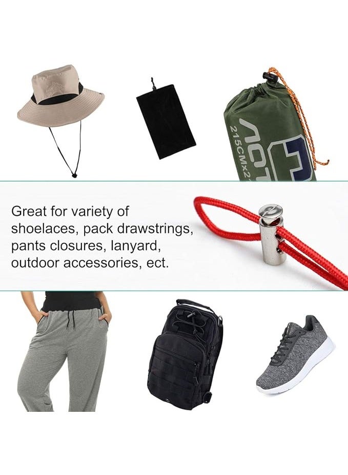 ماى سوق قفل حبل معدني مزدوج الفتحات - مشبك تثبيت للأربطة والملابس والشنط - متين وعملي. - Image 5